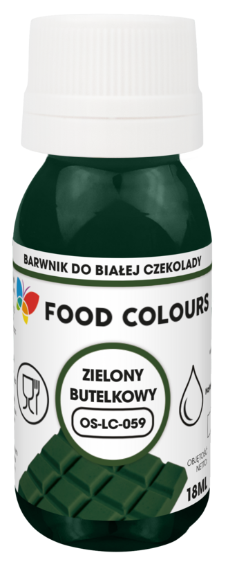 Tumši zaļa krāsviela baltajai šokolādei 18ml